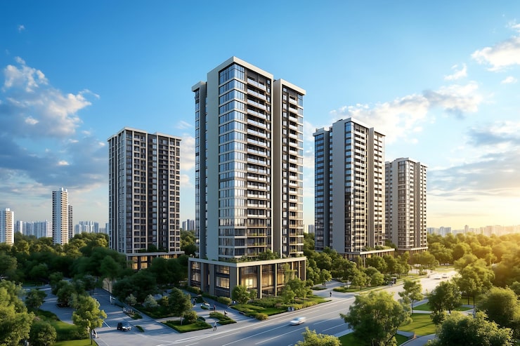 Adani Goregaon West Township master plan with premium residential towers