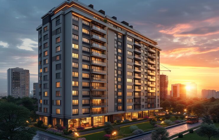 Agarwal Green Plaza ready to move residential project in Goregaon West completed by Agarwal Group