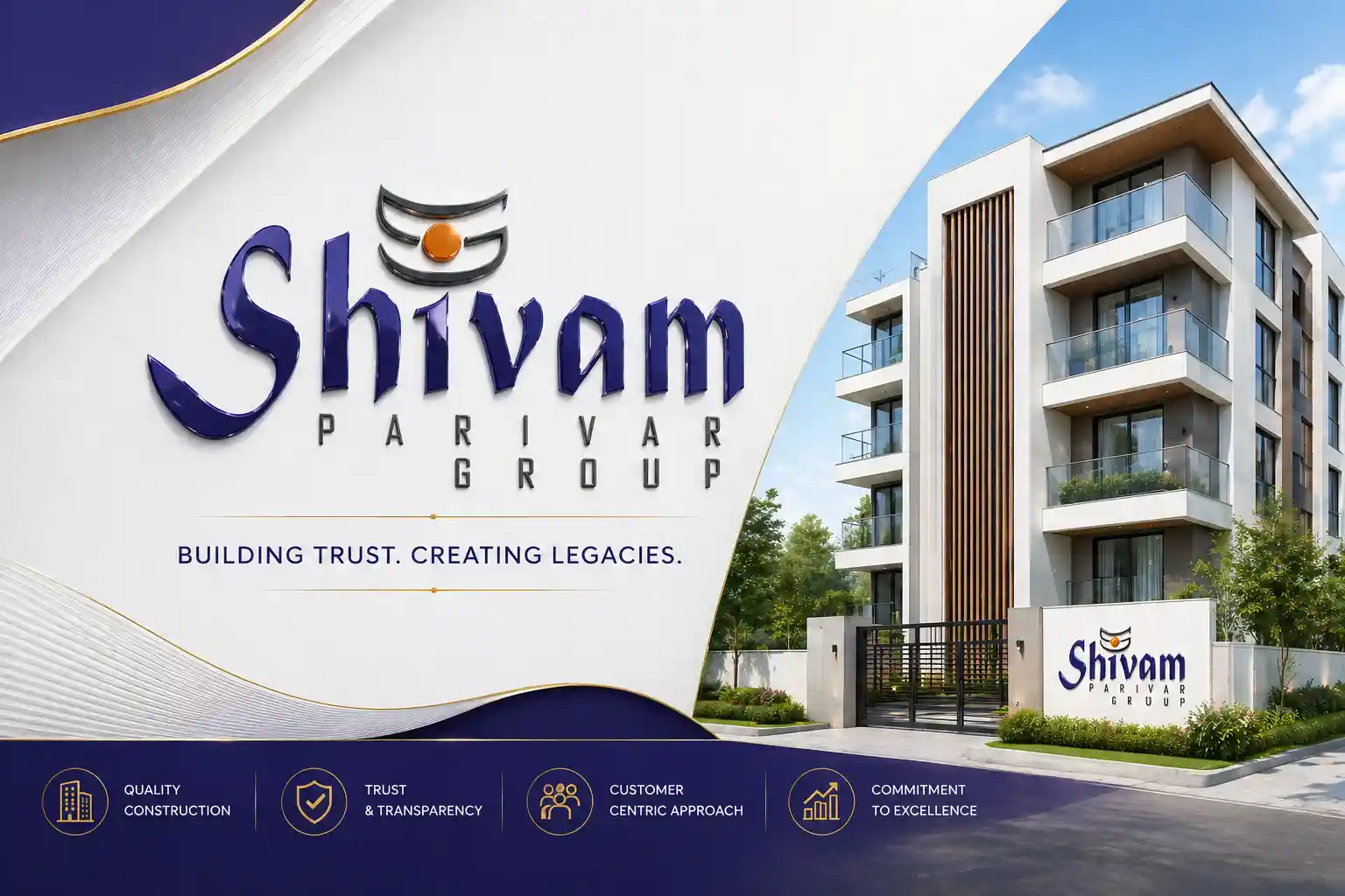 Shivam Parivar logo trusted developer Mumbai Goregaon